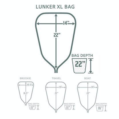 Rising Replacement Rubber Net Bags
