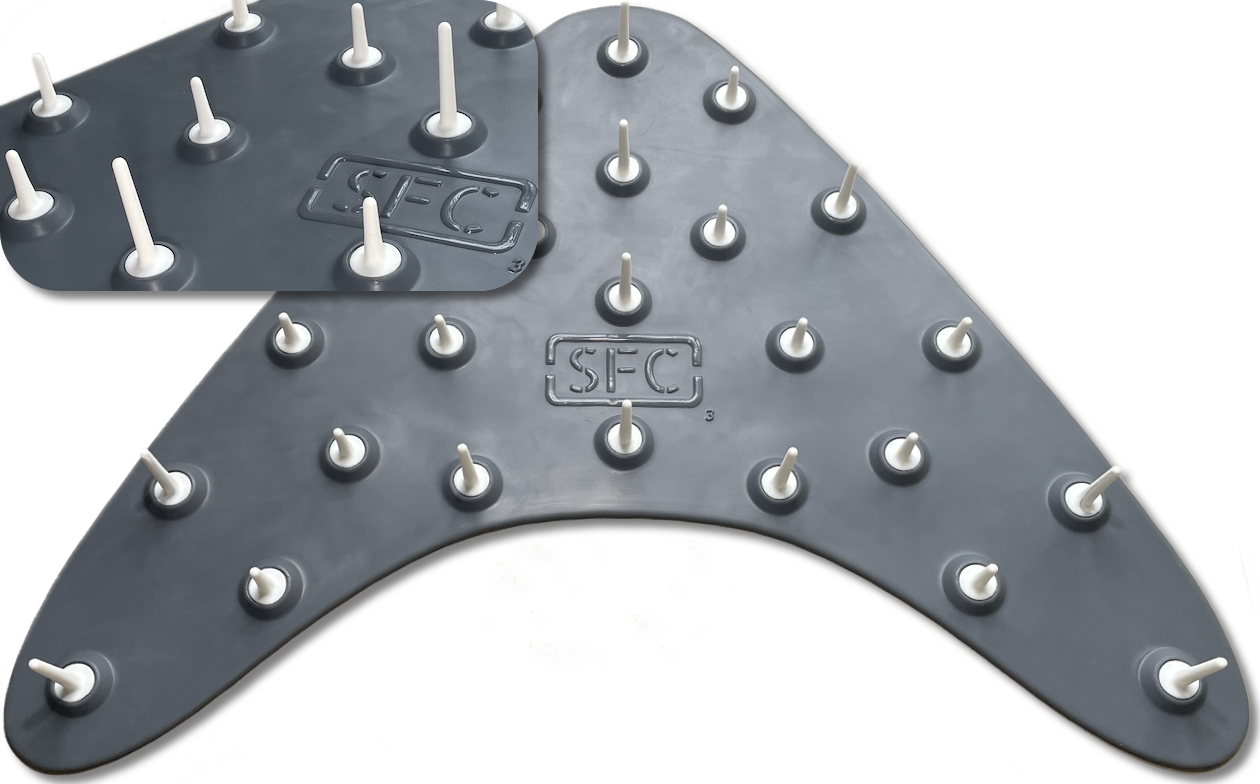 Fly Line Mat-30" (Slate/White)